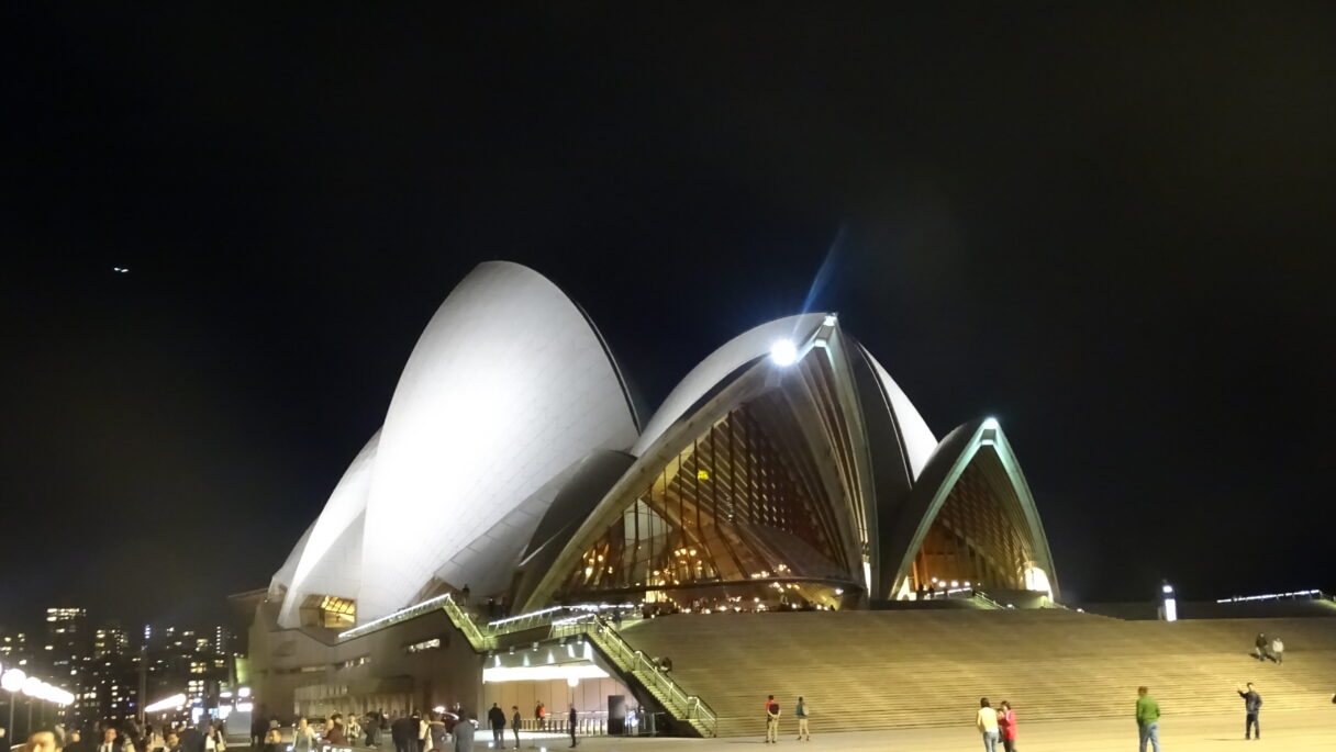 L'entrée de l'opéra de Sydney