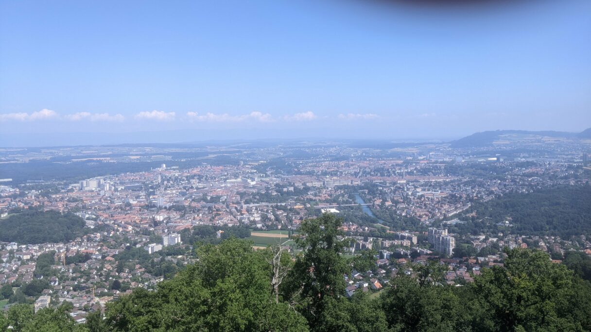 Vue sur Berne depuis la Gurten