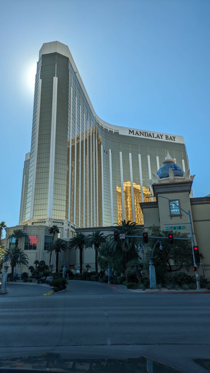 Vue extérieure du Mandalay Bay - Las Vegas