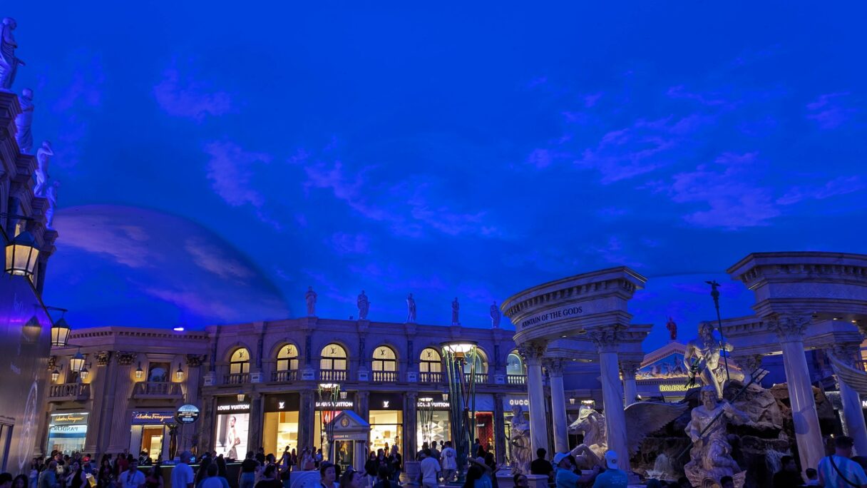 Galerie marchande du Caesars Palace - Las Vegas