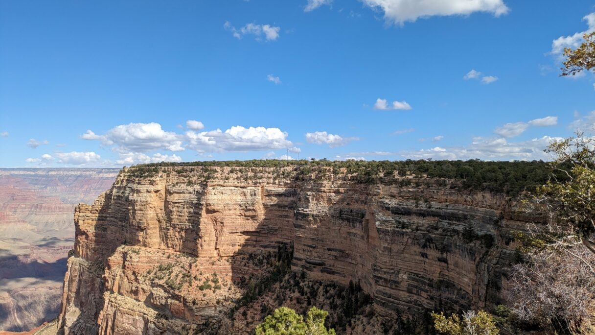 Vue sur Hopi Point depuis Movahe Point