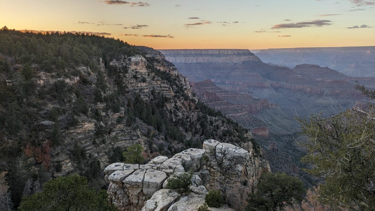 Coucher de soleil à Grandview Point