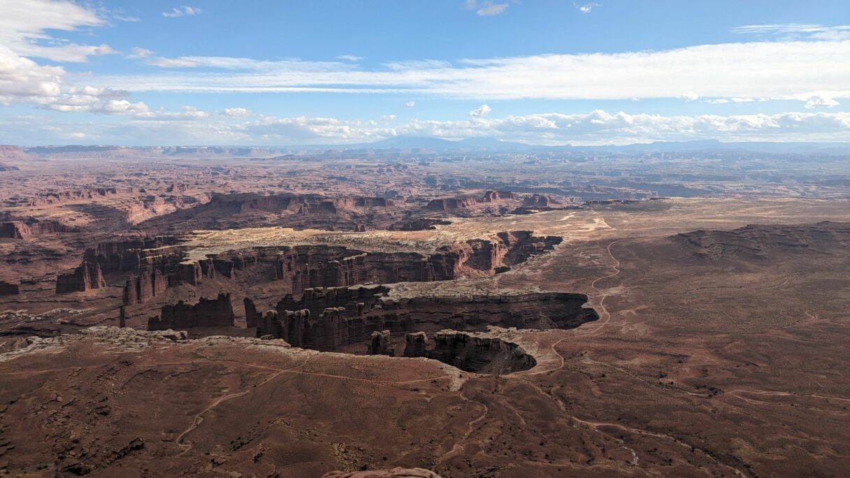 Canyons vus de Grand View Point.