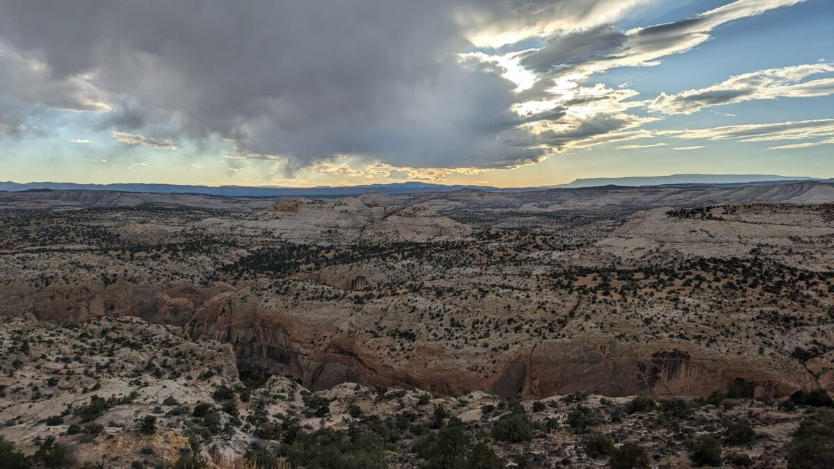 Vue depuis Calf Creek Viewpoint