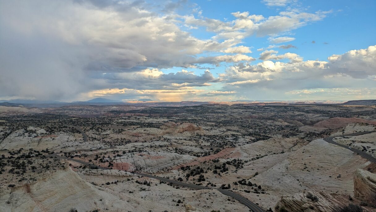 Paysage Lunaire depuis Head of the Rocks Overlook