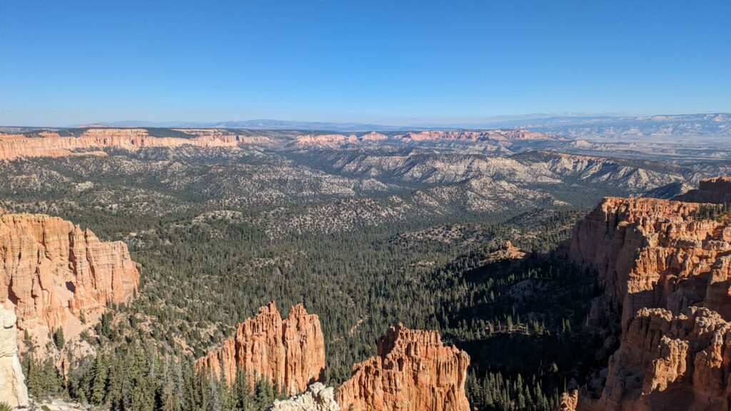 Vue depuis Rainbow Point