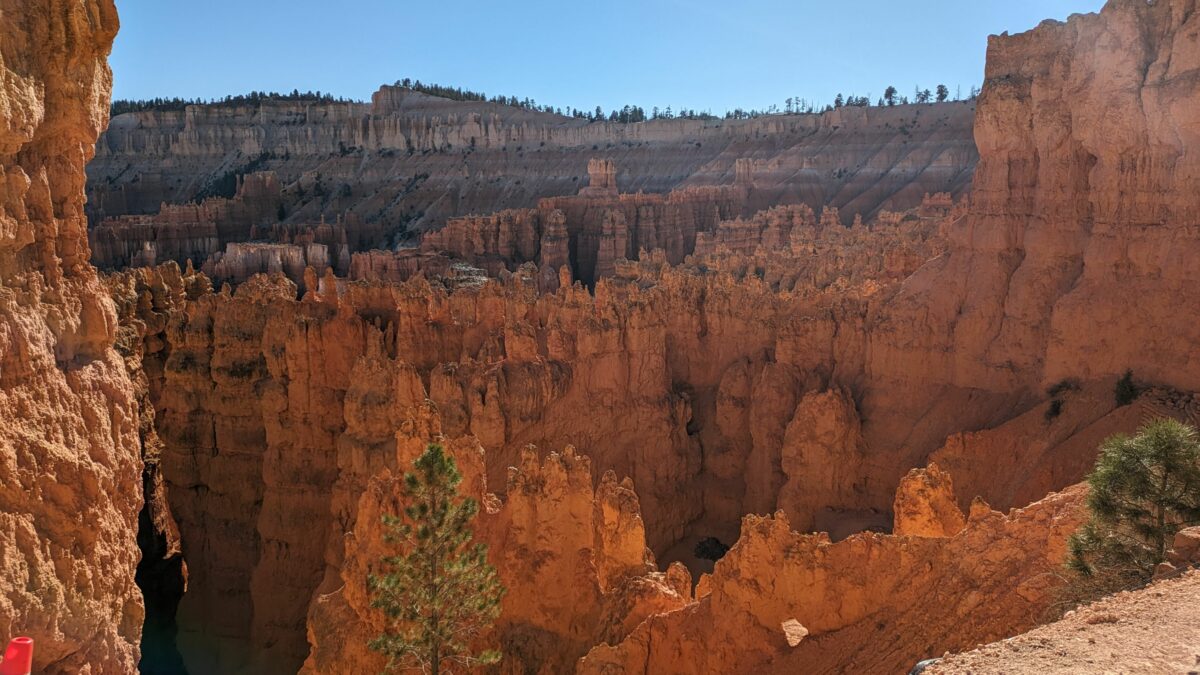 Point de vue au sommet de Navajo Loop