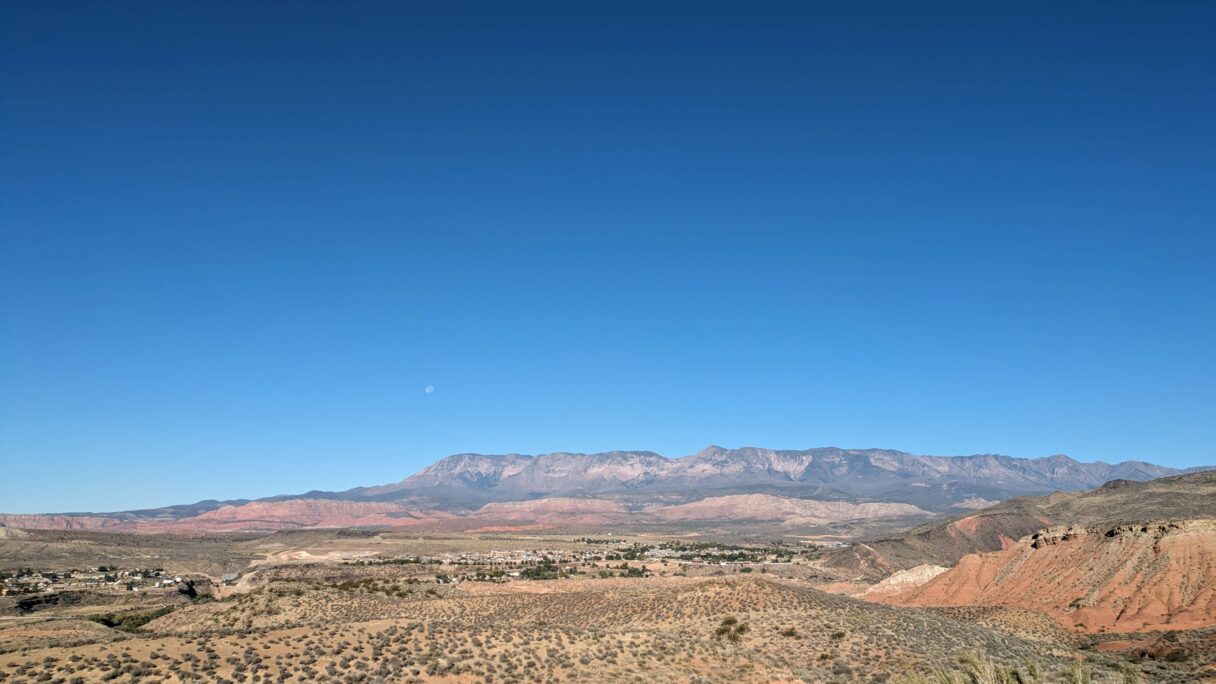 Panorama vers La Verkin