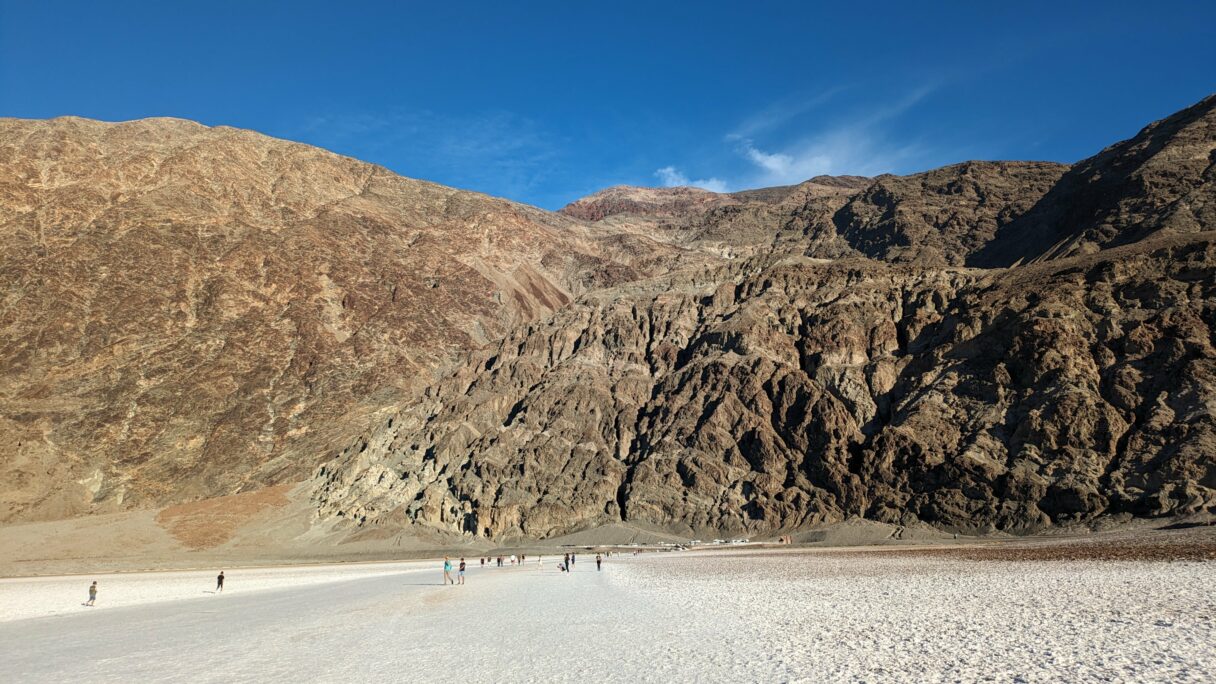 Début du sentier de Badwater