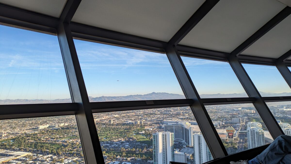 La ville de Las Vegas vue depuis la Strat Tower