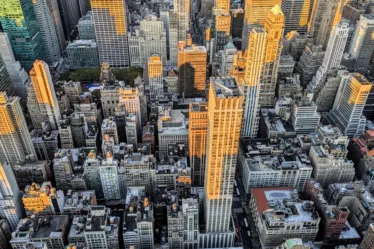 New York vue du sommet de l'Empire State Building