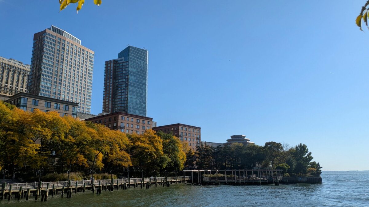 L'Hudson et Battery Park Esplanade