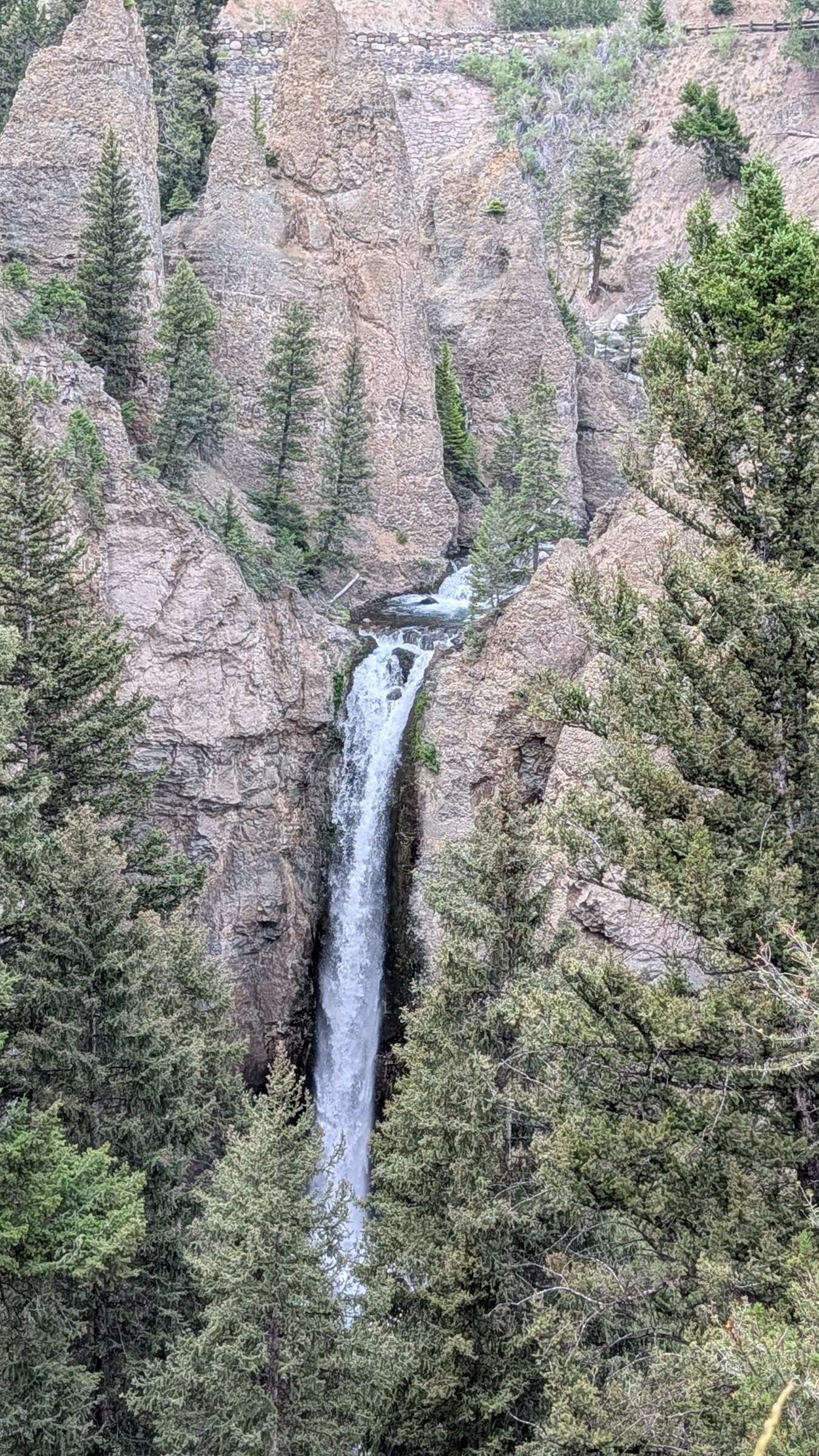 Cascade de Tower Falls