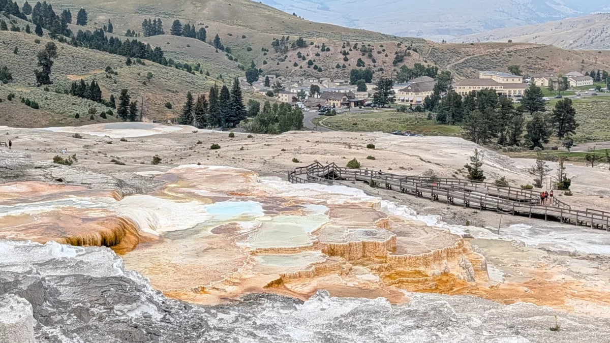 Point de vue au sommet de Lower Terraces