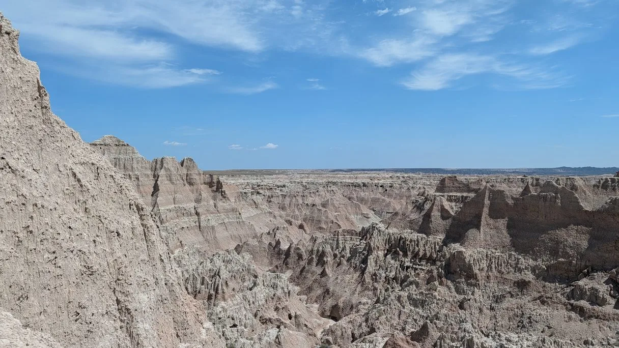 Vue sur les Badlands depuis le Window Trail