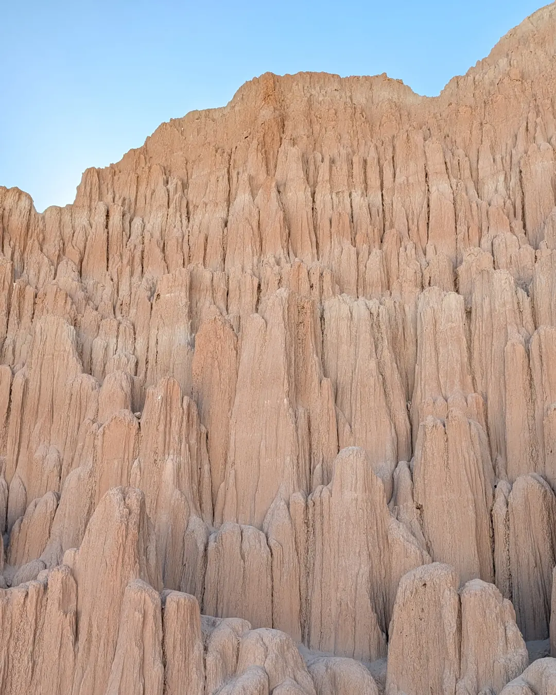 Les colonnes de pierres de Cathedral Gorge