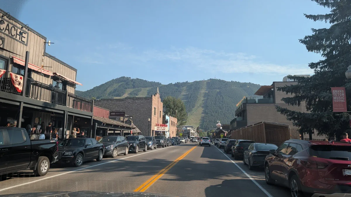 Rue principale de Jackson Hole