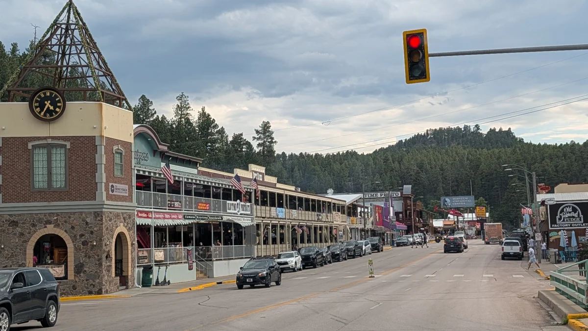 Rue principale de Keystone dans le Dakota du Sud