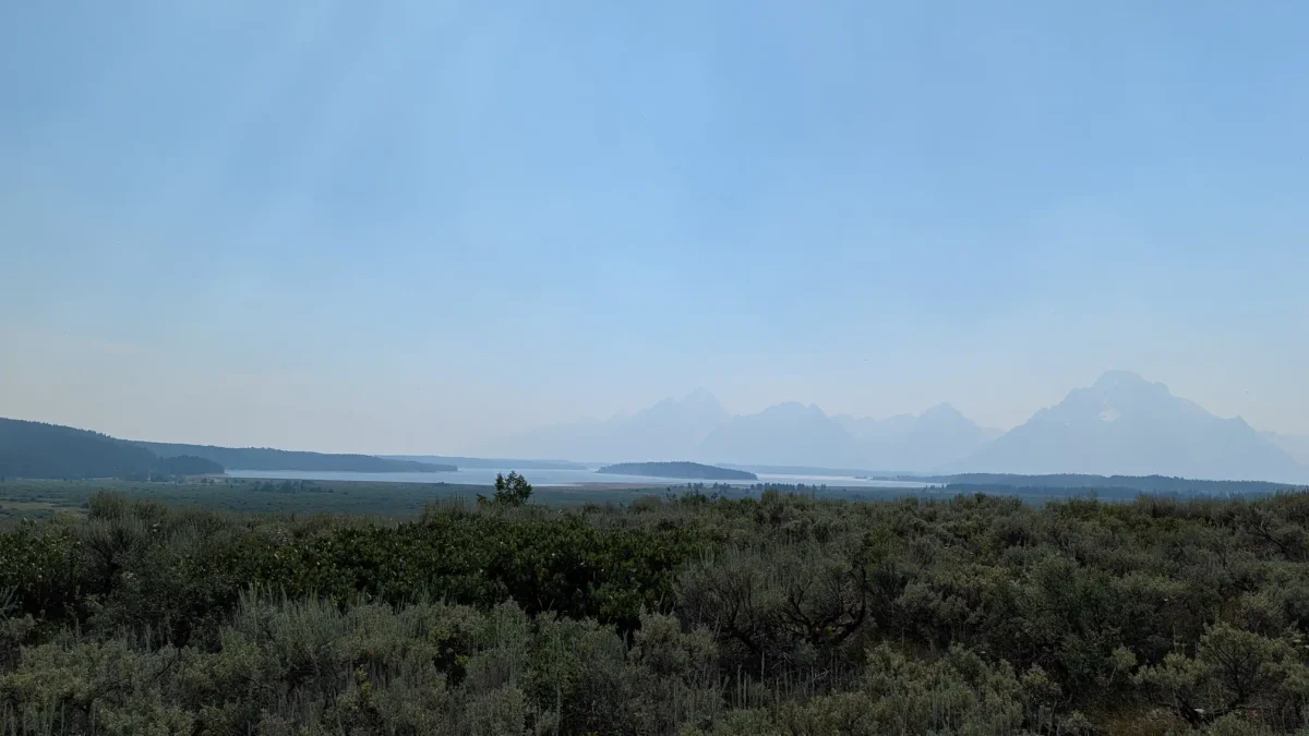 Vue sur Grand Teton depuis Lunch Tree Hill