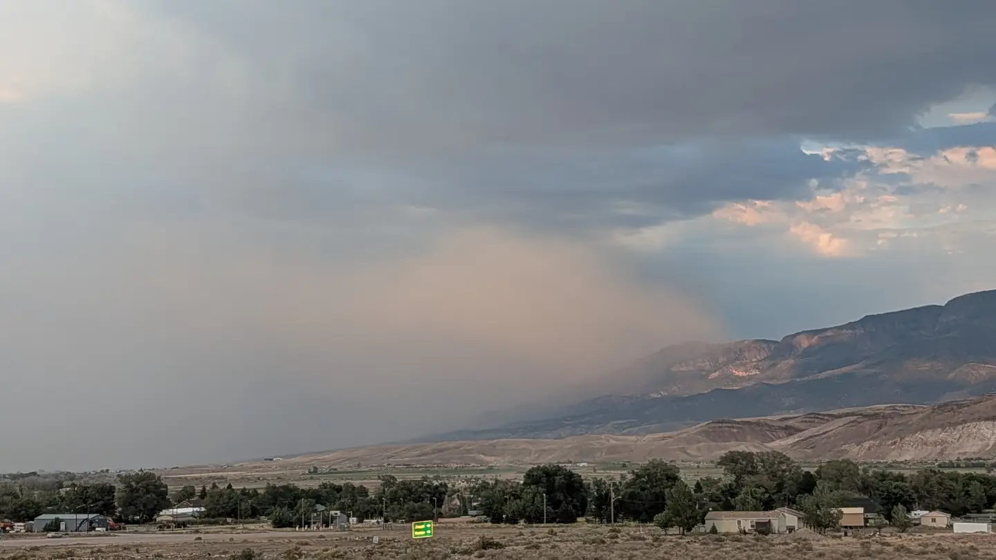 Fumées causées par des incendies dans l'Utah