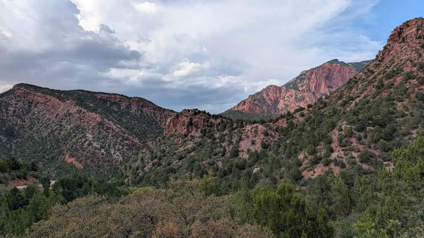 Paysages autour de la Kolob Canyons Road