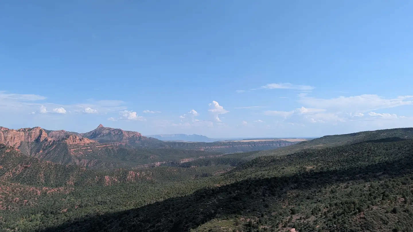 Point de vue depuis Timber Creek Overlook